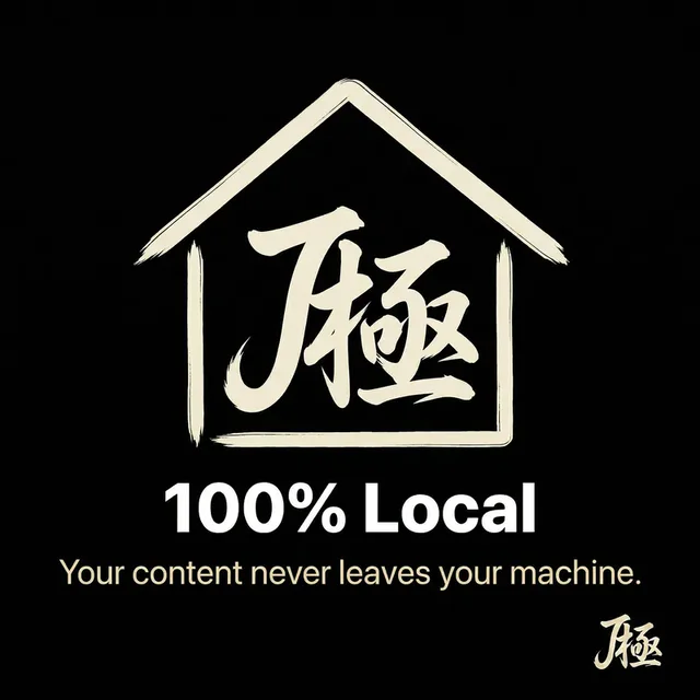 Local-first processing
